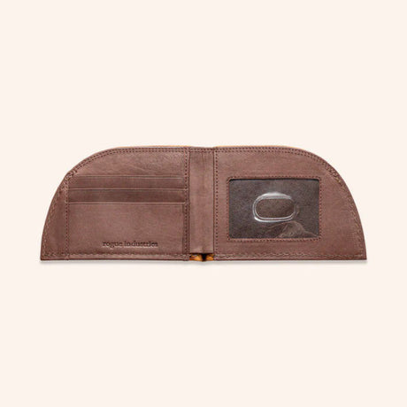 Moose Leather Front Pocket Wallet (brown)