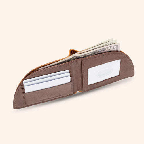 Moose Leather Front Pocket Wallet (brown)