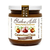 Jar of Blake Hill Caramelized Onion Savory Jam on a white background