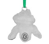 Purple Iris Pewter Ornament