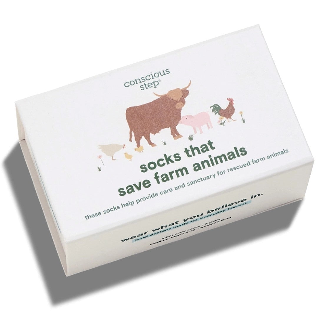 Socks that Protect Farm Animals Gift Box