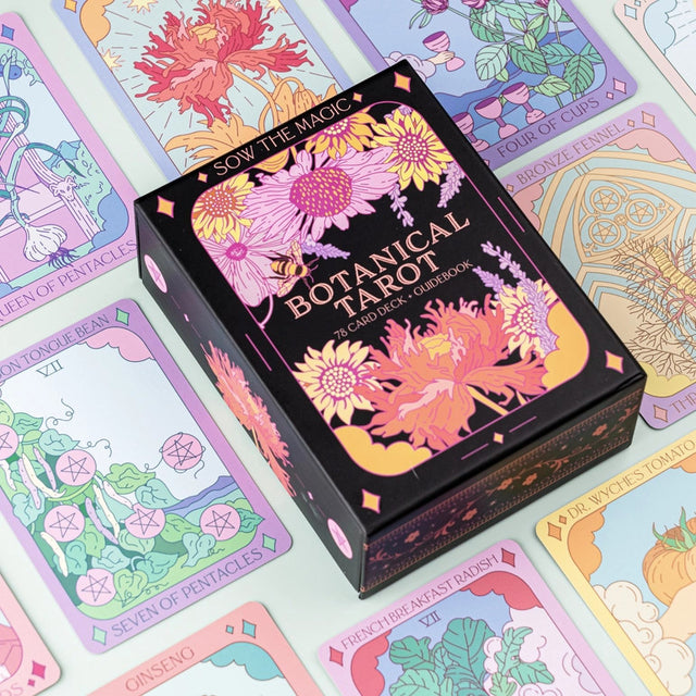 Botanical Tarot Deck and Guide Book