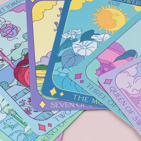 Botanical Tarot Deck and Guide Book
