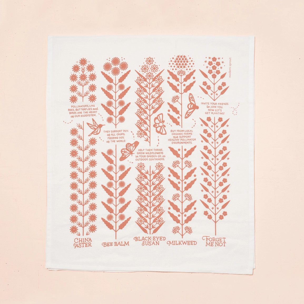 Modern Sprout Tea Towel