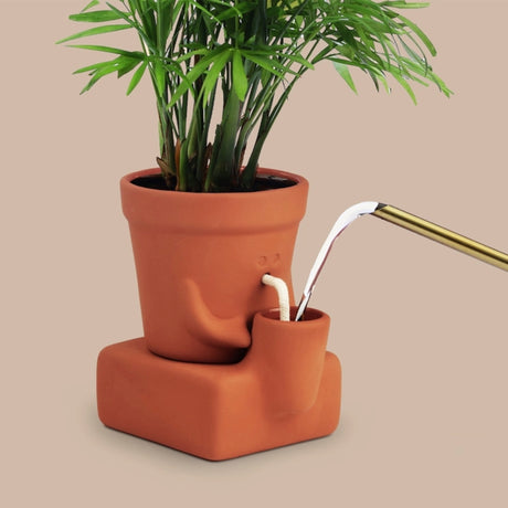 The Thirsty Planter being watered into the cup reservioir