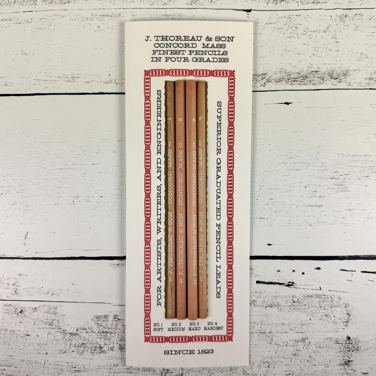 Thoreau & Son - Finest Pencil Set of 4