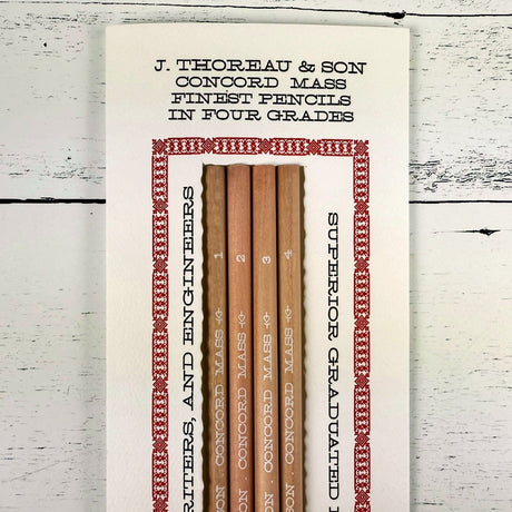 Thoreau & Son - Finest Pencil Set of 4