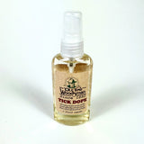 Bottle of 'Tick Dope' by Ole Time Woodsman on a white background