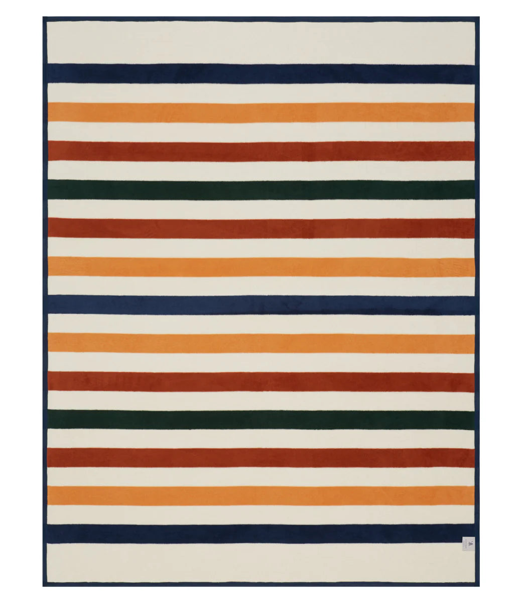 Vintage Casco Bay Stripe Blanket