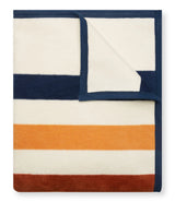 Vintage Casco Bay Stripe Blanket