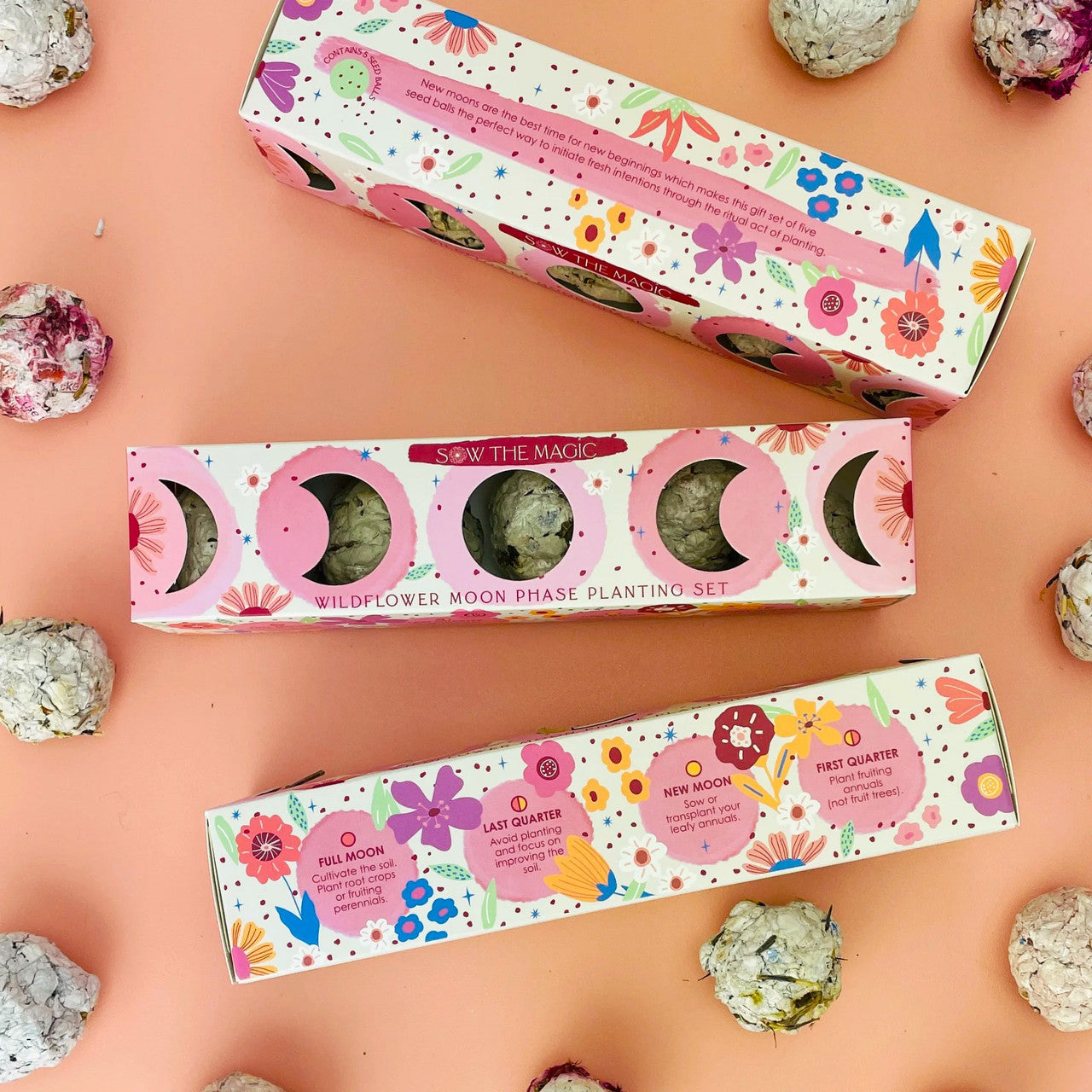 planting seeds with the moon Moon Phase Wildflower Seed Planting Set