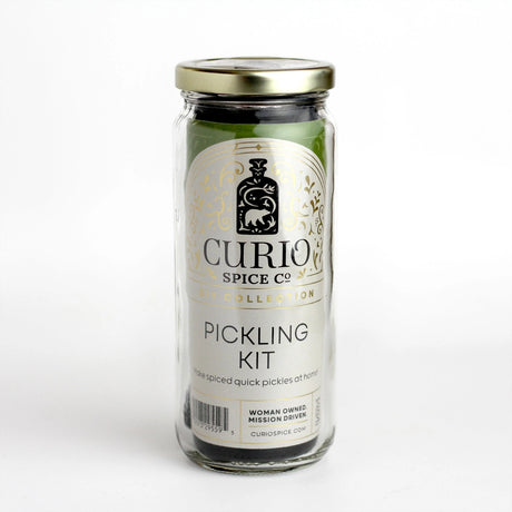 the pickling kit jar against a white background