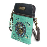 Dazzled Cell Phone Crossbody - Sea Turtle