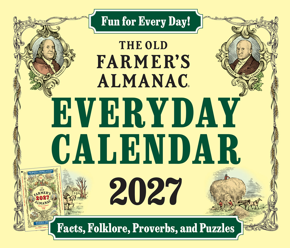 The Old Farmer's Almanac 2027  Everyday Desk Calendar