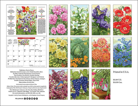 2027 Gardening Wall Calendar
