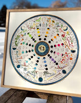 Giclée  Art Print - 2026 Lunar Calendar Wheel of the Year
