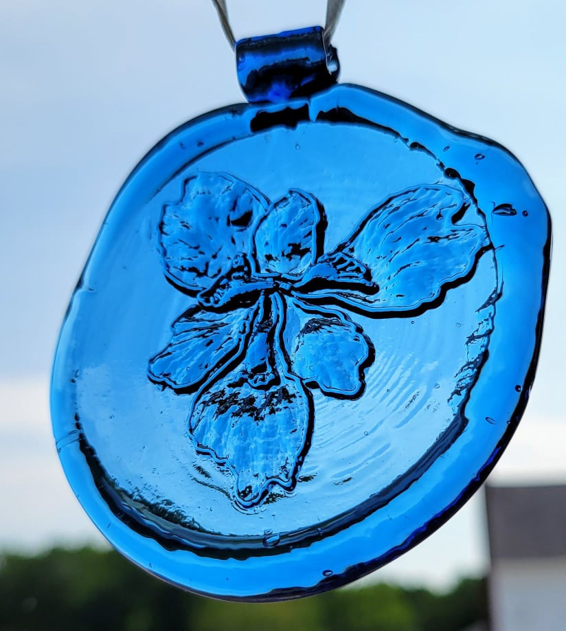 Old Hancock Iris Suncatcher