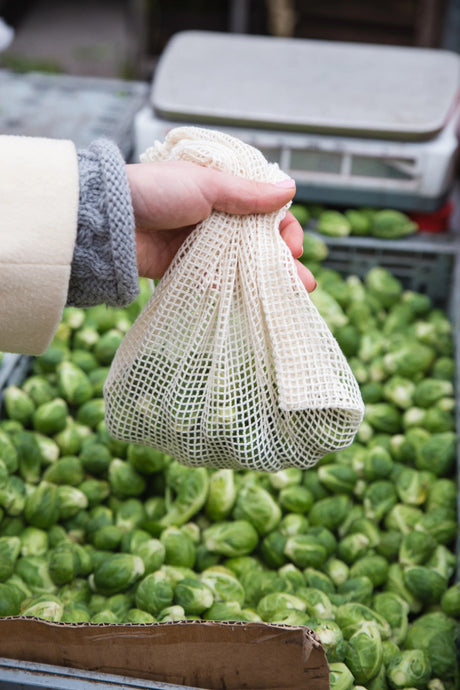 ECOBAGS Organic Mesh Produce Bag Sack