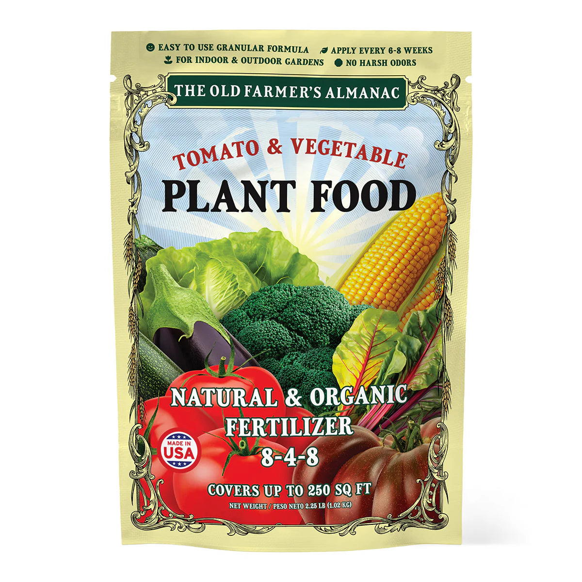 The Old Farmer's Almanac & Vegetable Plant Food