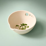 the peel grate & prep dish with some thyme leaves sprinkled on the bottom