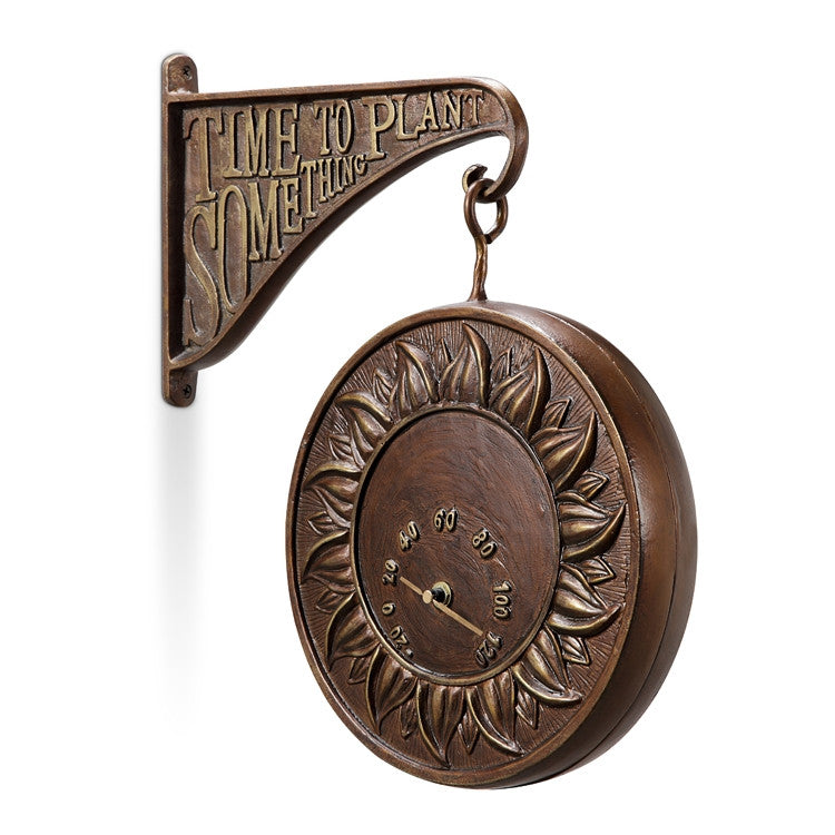 Time To Plant Something Garden Clock – The Old Farmer's Almanac Store