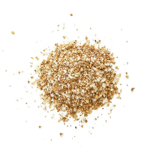 a hefty pinch of summer citrus sea salt on a white background