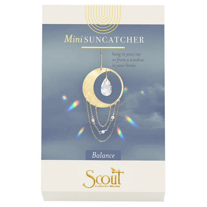 Crescent Moon Mini Suncatcher – The Old Farmer's Almanac Store