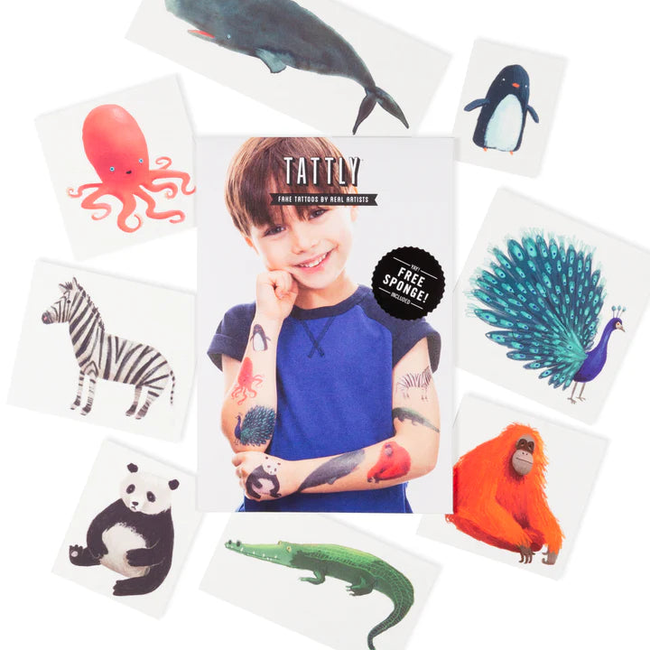 Wildlife Temporary Tattoo Set