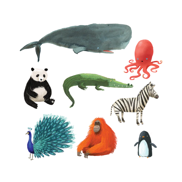 Wildlife Temporary Tattoo Set