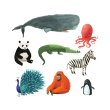 Wildlife Temporary Tattoo Set